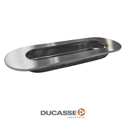 TIRADOR CUBETA REDONDO INOX GRIS DUCASSE