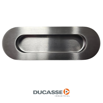 TIRADOR CUBETA REDONDO INOX GRIS DUCASSE