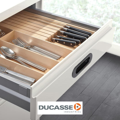 TIRADOR CUBETA REDONDO INOX ACABADO NEGRO DUCASSE