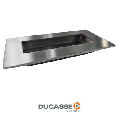 TIRADOR CUBETA CUADRADO INOX GRIS DUICASSE