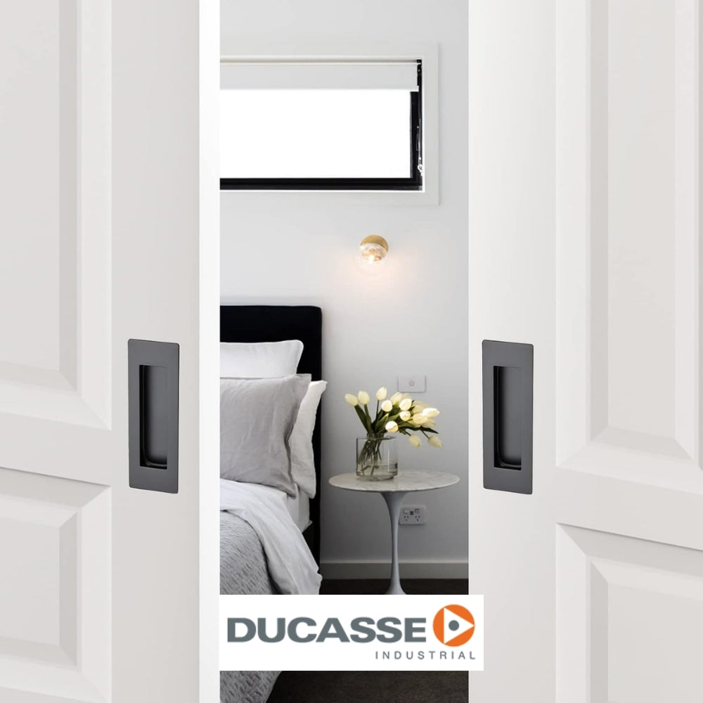 TIRADOR CUBETA CUADRADO INOX ACABADO NEGRO DUCASSE