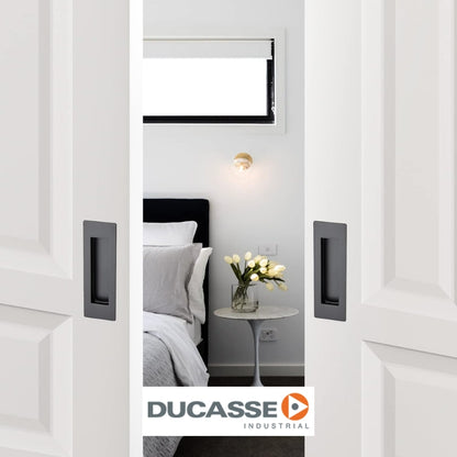 TIRADOR CUBETA CUADRADO INOX ACABADO NEGRO DUCASSE