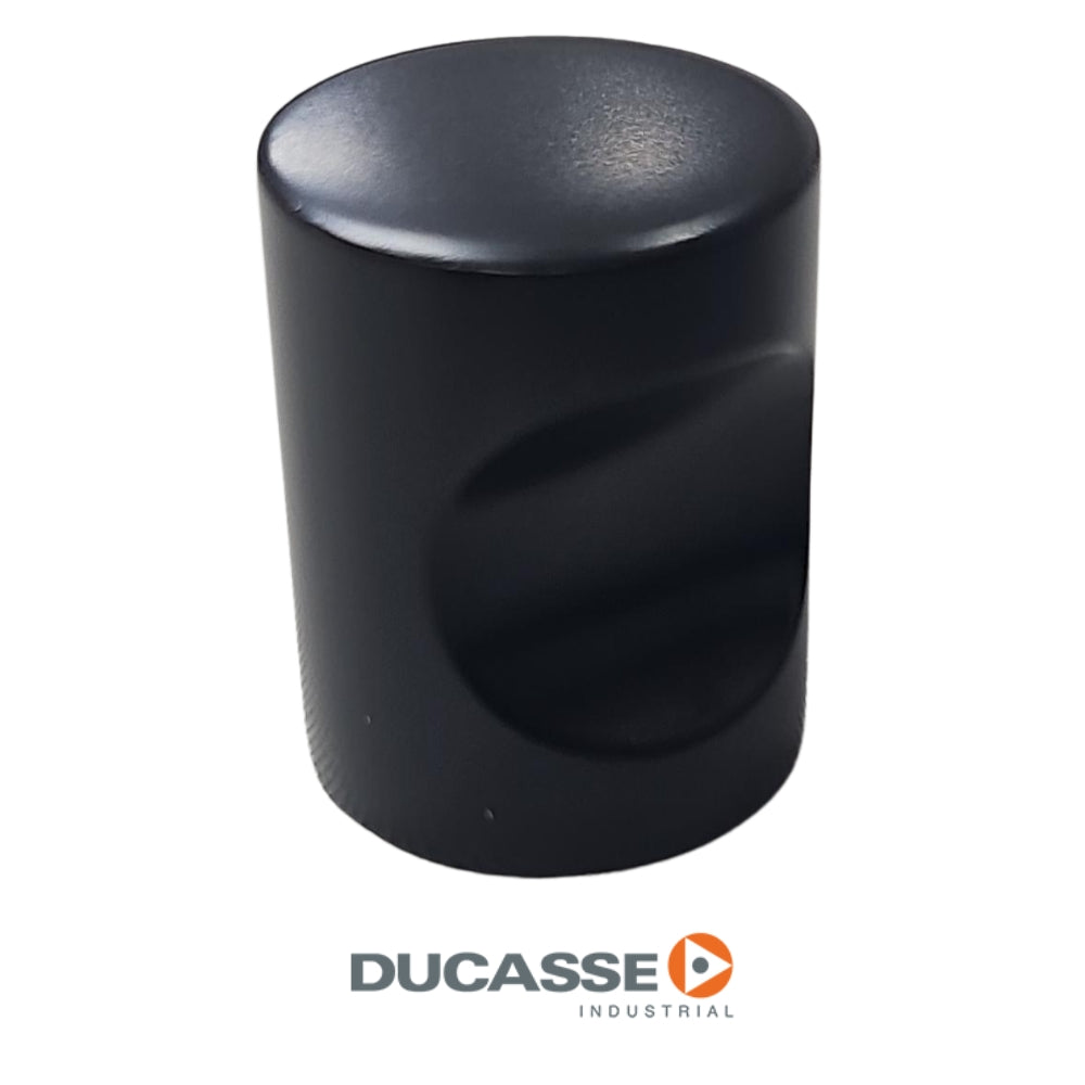 TIRADOR ROBLE 20 MM ALUMINIO ACABADO NEGRO DUCASSE