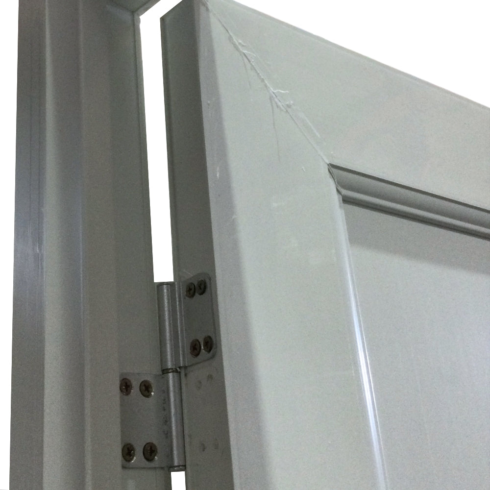 PUERTAS UPVC 2X7 CON MARCO 75MM BLANCO IZQUIERDA PG05 CON BISAGRAS Y CERRADURA