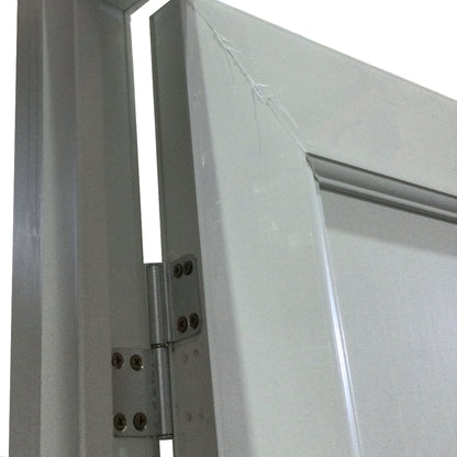 PUERTAS UPVC 2X7 CON MARCO 75MM BLANCO IZQUIERDA PG05 CON BISAGRAS Y CERRADURA