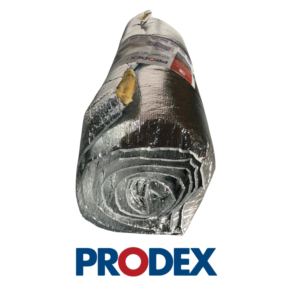 AISLANTE HIBRIDO TÉRMICO/ACÚSTICO 2 PULGADAS X 24 PULGADAS X 8´ FIBRA MINERAL ROLLO 8 UND PRODEX