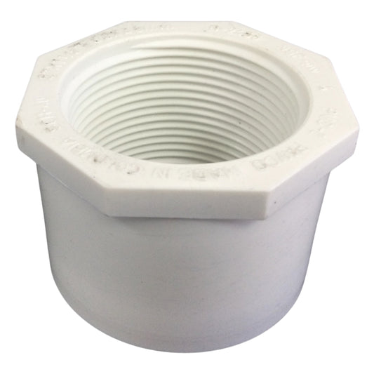 REDUCCION PVC 2 PULGADAS X 1-1/2 PULGADAS CON ROSCA SCH-40