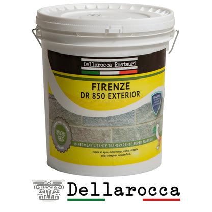 IMPERMEABILIZANTE FACHADAS SELLADO DE GRIETAS Y FISURAS DELLAROCCA DR850 5 GALONES