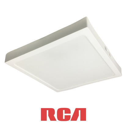 PANEL LED SUPERFICIAL CUADRADA 24W LUZ BLANCA 6500K 85-277V RCA (RLCSLD24W)