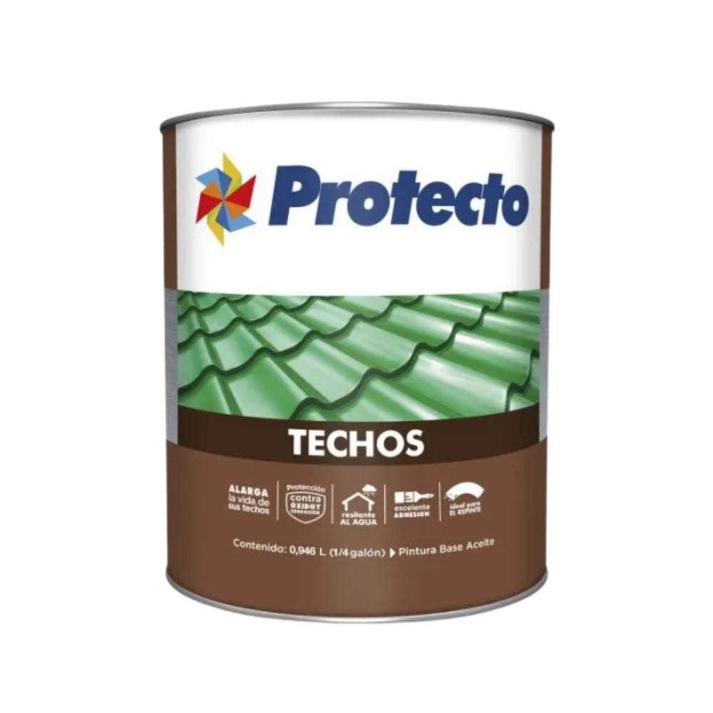 PINTURA PARA TECHO PROTECHOS VERDE 629 1 GL (3.785L)