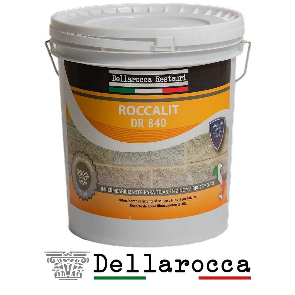 IMPERMEABILIZANTE ZINC-METAL-FIBROCEMENTO DELLAROCCA DR840 5 GALONES