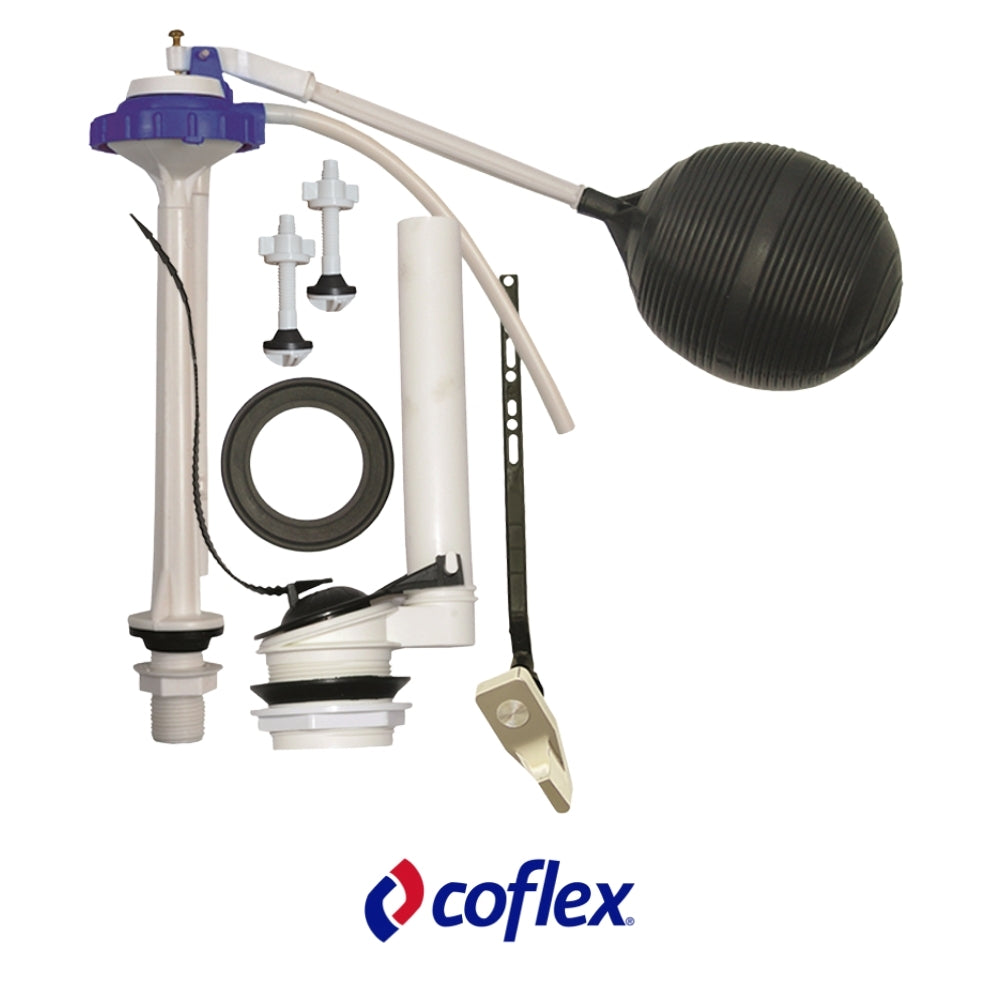 JUEGO FERRETERIA TANQUE INODORO 5 PIEZAS COFLEX