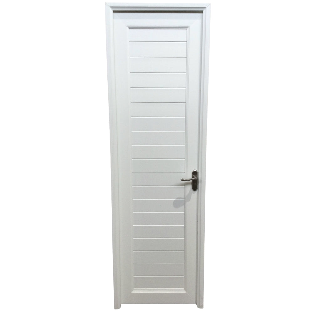 PUERTAS UPVC 2X7 CON MARCO 75MM BLANCO IZQUIERDA PG03  CON BISAGRAS Y CERRADURA