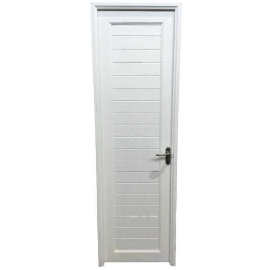 PUERTAS UPVC 2X7 CON MARCO 75MM BLANCO IZQUIERDA PG03  CON BISAGRAS Y CERRADURA