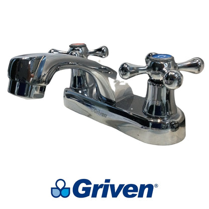 LLAVE DOBLE DE LAVAMANOS CUELLO CORTO GRIVEN A367-15061B