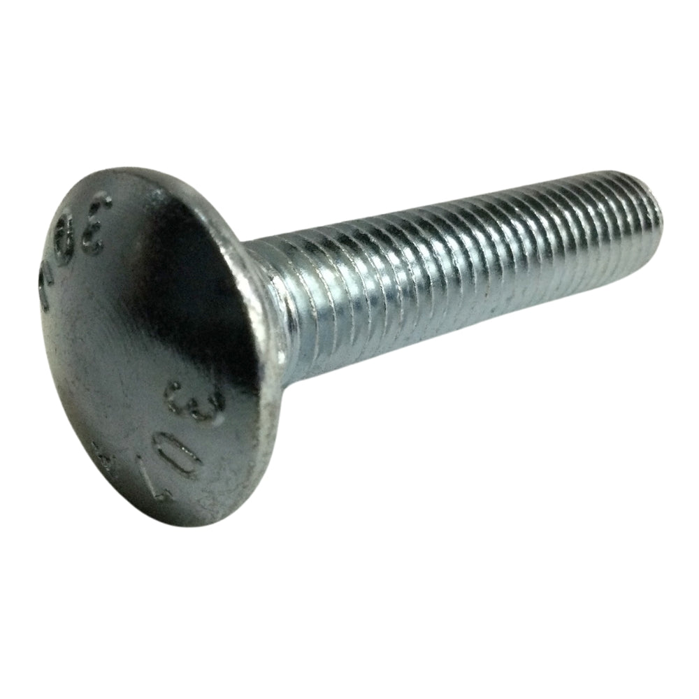 PERNO DE CARRUAJE ZINCADO ACERO GRADO 2 1/2 PULGADAS-13 x 2-1/2 PULGADAS ROSCA ESTANDAR