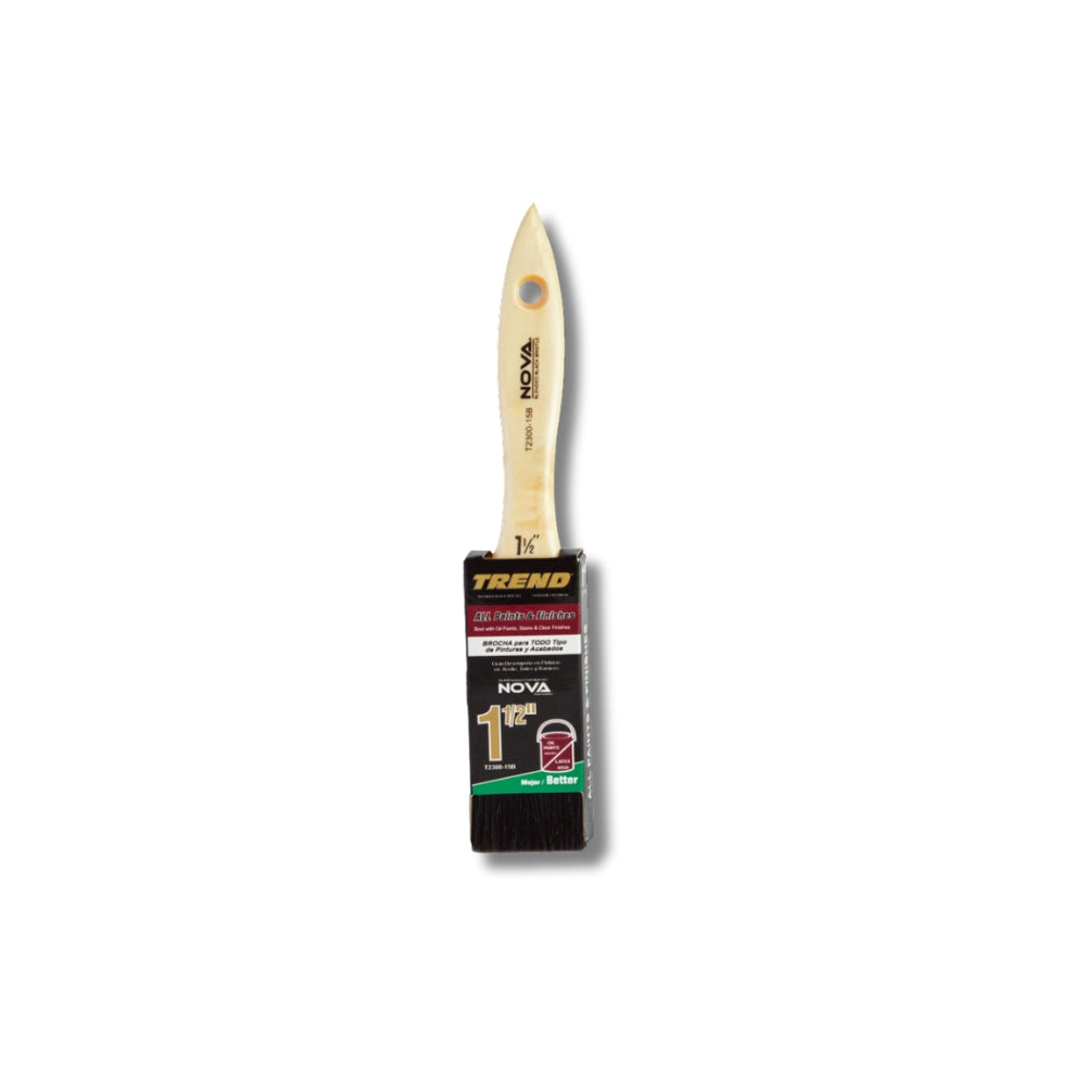 BROCHA NOVA TREND T2 ALL PAINTS CERDA NEGRA 1 1/2 PULGADAS T2300-15B