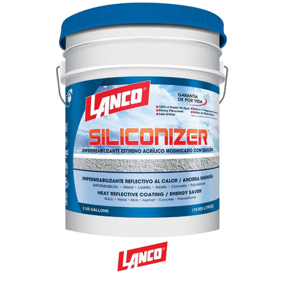PINTURA SILICONIZER GRIS 5 GALONES RC226-2 LANCO