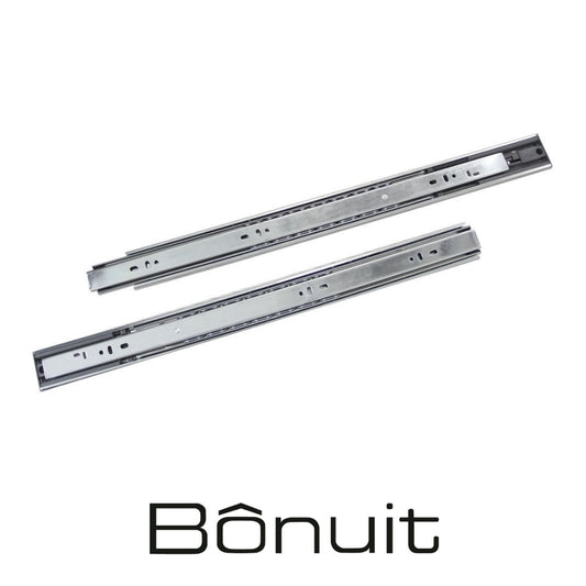 RIEL PUSH TO OPEN CON EXTENSIÓN TOTAL 45X450MM 30 KG ACERO