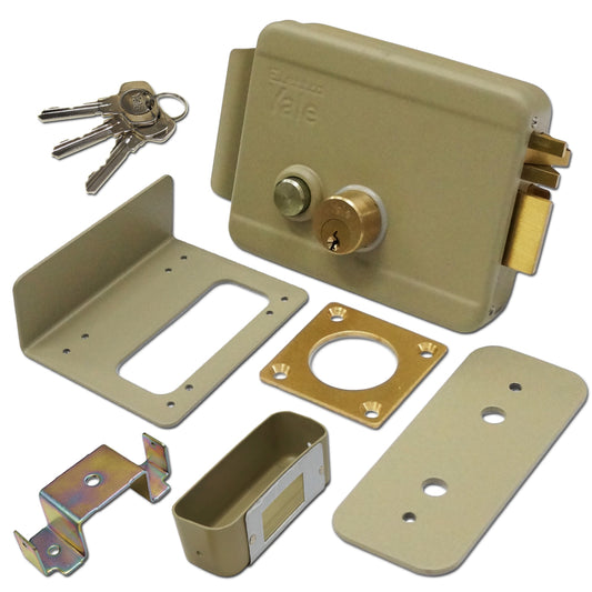 CERRADURA ELECTRICA PARA SOLDAR CON BOTON YALE 68860 DERECHA