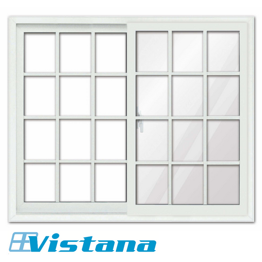 VENTANA DE UPVC FRANCESA 1.20m X 1.50m VISTANA