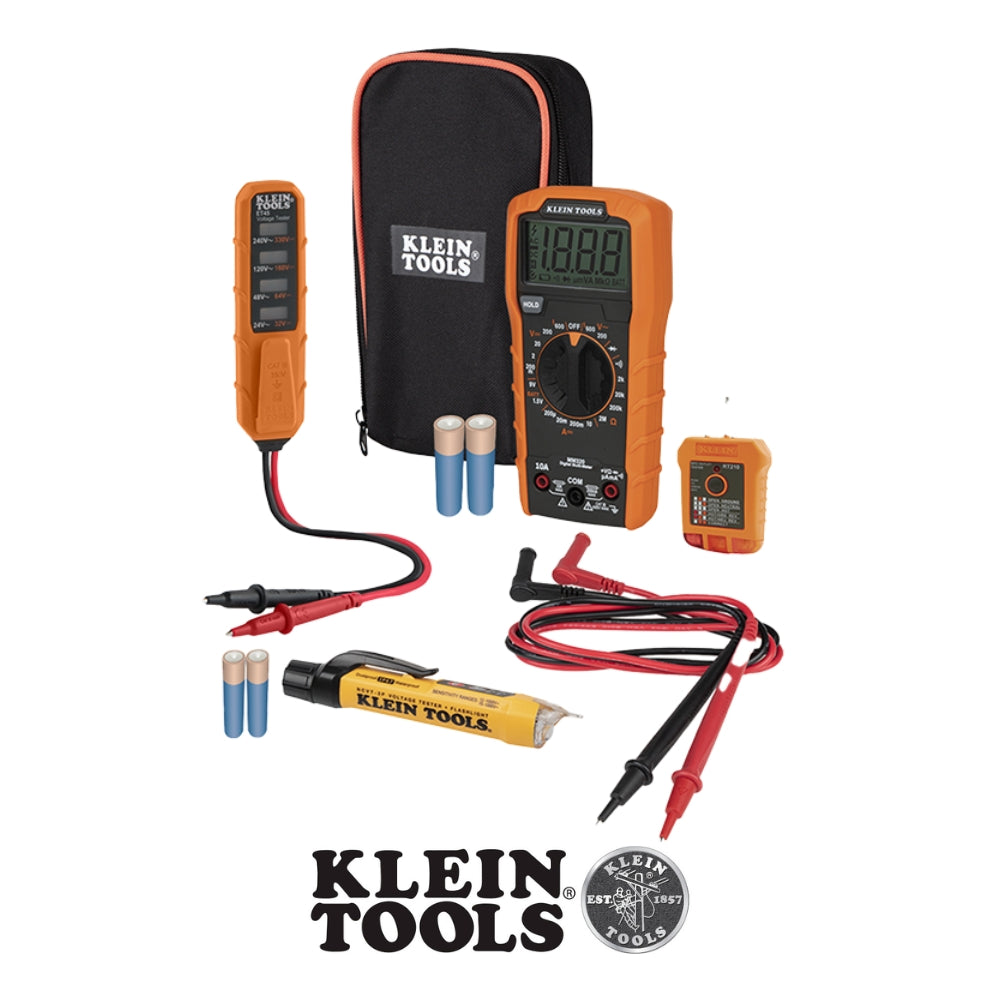 KIT DE MULTIMETRO DIGITAL CON PROBADOR MM320KIT KLEIN TOOLS