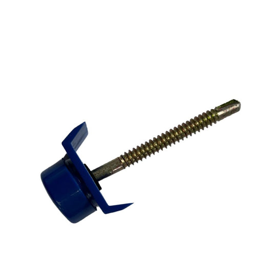 TORNILLO COLOR AZUL 6.3MM X 7.5 CM ROYAL PARA TECHO FIBERGLASS REFORZADO