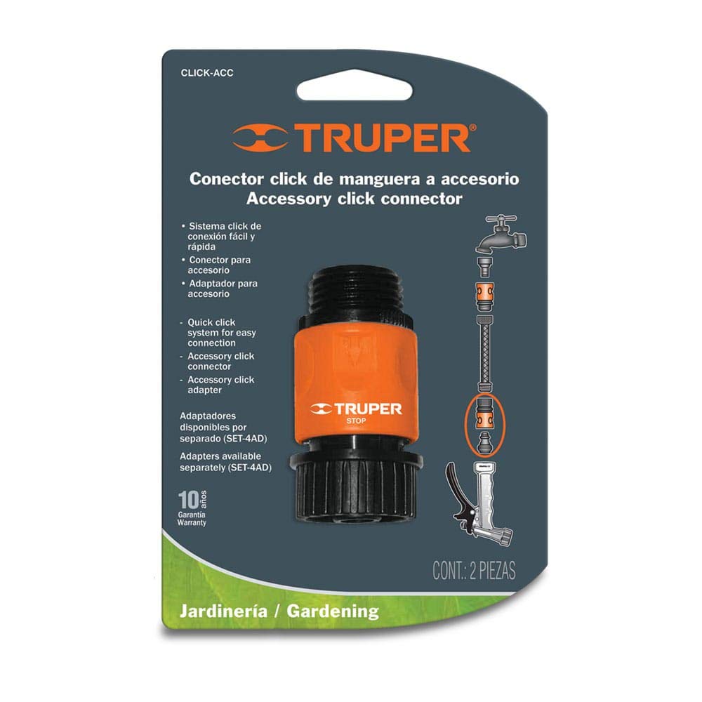 CONECTOR RAPIDO MANGUERA-ACCESORIOS TRUPER