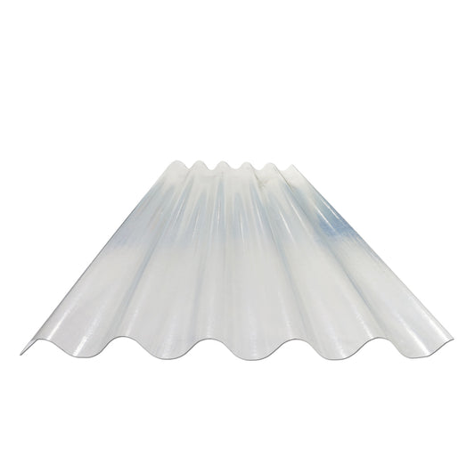 LAMINA DE FIBRA DE VIDRIO TRANSPARENTE PARA TECHO CORRUGACION P7 0.91m X 2.44m (36in X  8ft) STABILLIT