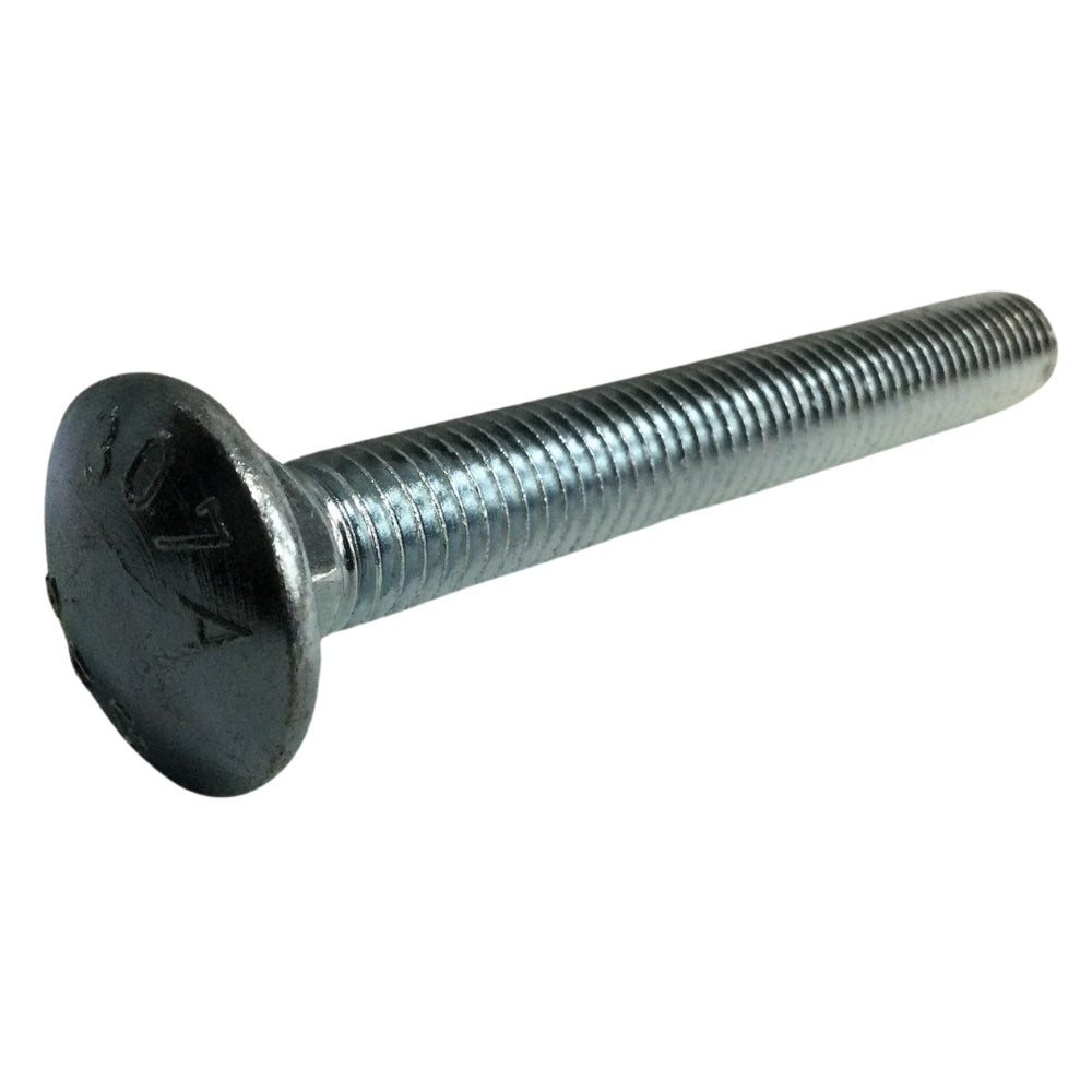 PERNO DE CARRUAJE ZINCADO ACERO GRADO 2 1/2 PULGADAS-13 x 4 PULGADAS ROSCA ESTANDAR