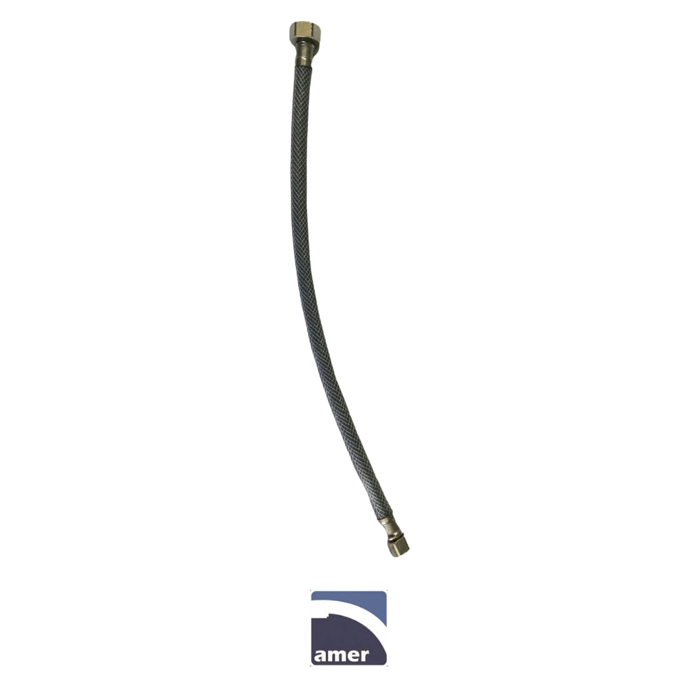 TUBO DE ABASTO FLEXIBLE PARA FREGADOR 1/2''X3/8''X16 PULGADAS PLASTICO