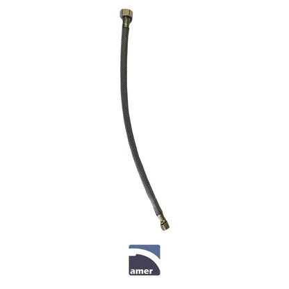 TUBO DE ABASTO FLEXIBLE PARA FREGADOR 1/2''X3/8''X16 PULGADAS PLASTICO