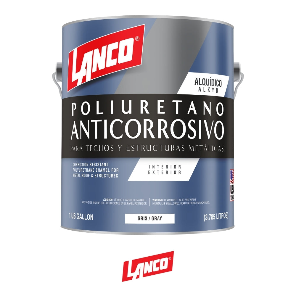 ANTICORROSIVO POLIURETANO GRIS GL MM86-4 LANCO