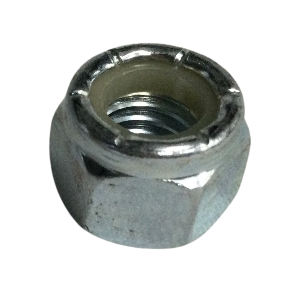 TUERCA AUTOBLOCANTE INSERTO NYLON ACERO GRADO 2 3/8 PULGADAS-16 ROSCA ESTANDAR