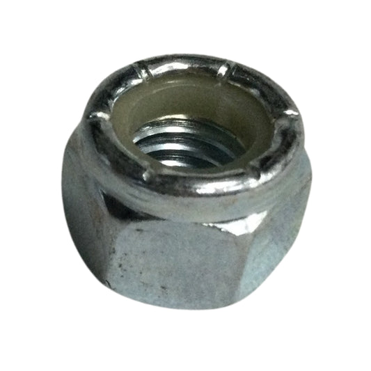 TUERCA AUTOBLOCANTE INSERTO NYLON ACERO GRADO 2 3/8 PULGADAS-16 ROSCA ESTANDAR