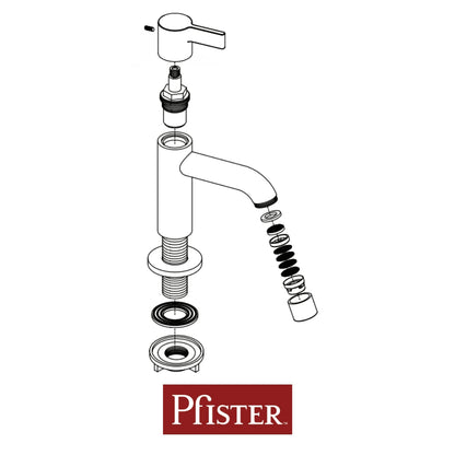 LLAVE DE LAVAMANOS SENCILLA ALTA PALITO CLASSIC 040CSLPC