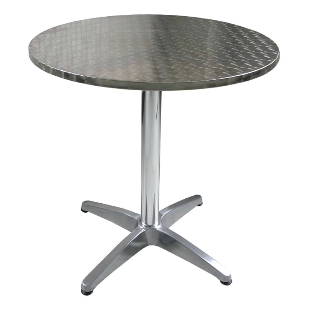 MESA DE ALUMINIO REDONDA 70X70CM MD2-1-L