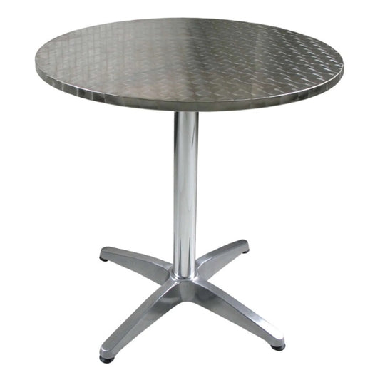 MESA DE ALUMINIO REDONDA 70X70CM MD2-1-L