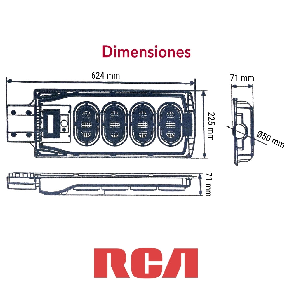 LAMPARA SOLAR DE CALLE IP65 200W 2200LM 6500K (RLSOLST200W)