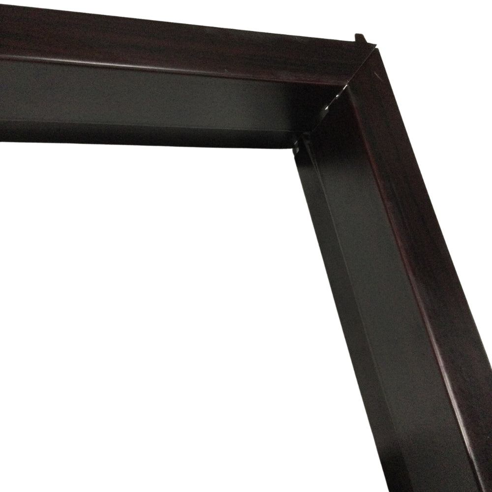 MARCO DE METAL 3' X 7' CALIBRE 20 ACABADO MADERA CAOBA DERECHO METALPRO