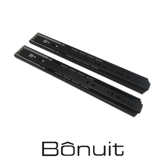 RIEL PUSH TO OPEN CON EXTENSIÓN TOTAL 45X400MM 30 KG ACERO
