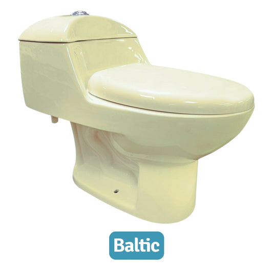 INODORO UNA PIEZA ELONGADO COLOR BEIGE BALTIC SR-1002