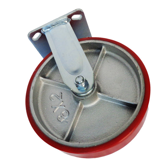 RODAJA DE POLIURETANO RIGIDA 8 PULGADAS X 2 PULGADAS 400 KILOGRAMOS K.K. MIDAS