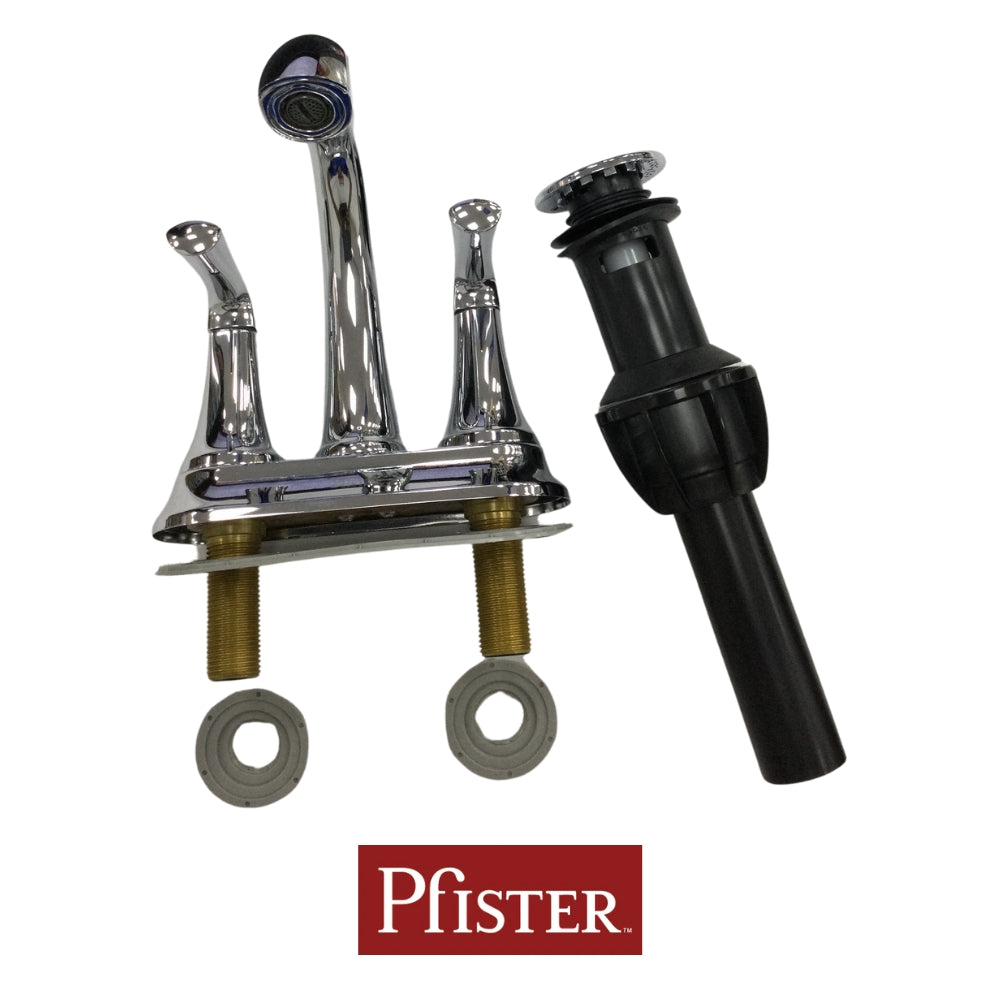 LLAVE DE LAVAMANO 4 LADERA CROMO LF048LRCC