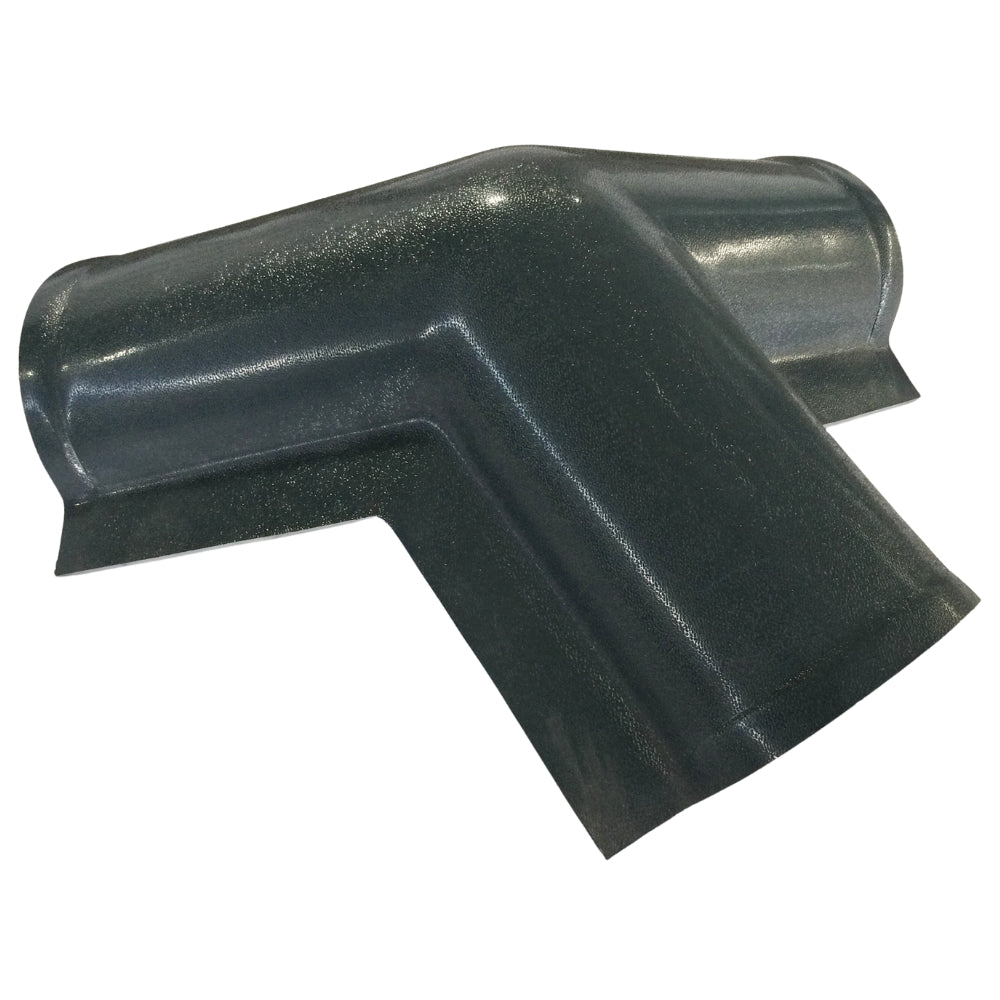 UNION DE 3 AGUAS PARA TECHO DE UPVC 0.60m X 3mm ACABADO ANTRACIT TK