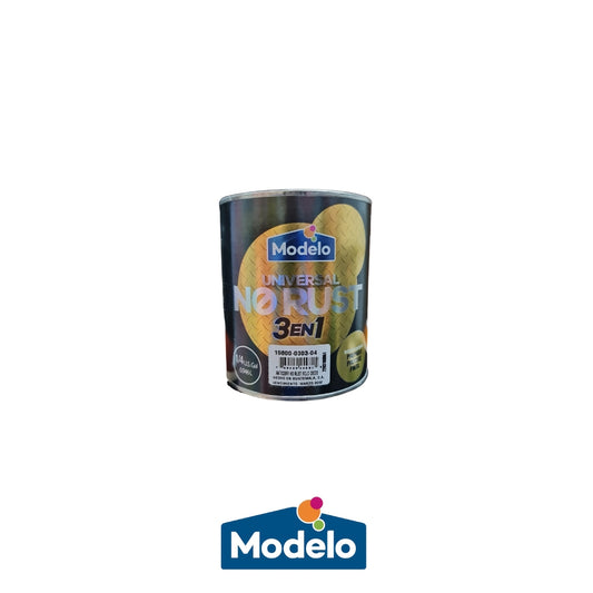 PINTURA ANTICORROSIVO 1/4 NO RUST ROJO OXIDO 3 EN 1 MODELO 19800-0003-04