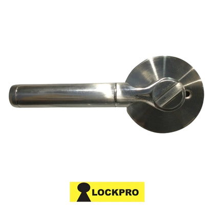 CERRADURA DE PALANCA CON  LLAVE SATIN NIQUEL LOCKPRO
