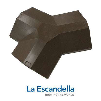 CUMBRERA ANGULAR A 3 AGUAS MARRON KLINKER ESCANDELLA Q123MK
