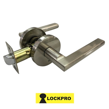 CERRADURA DE MANIJA DE BAÑO SATIN NIQUEL 50243-BK-E  LOCKPRO