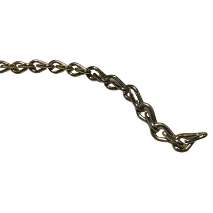 CADENA DE ESLABON TIPO JACK DOBLE #16 LATON BRILLANTE - METRO